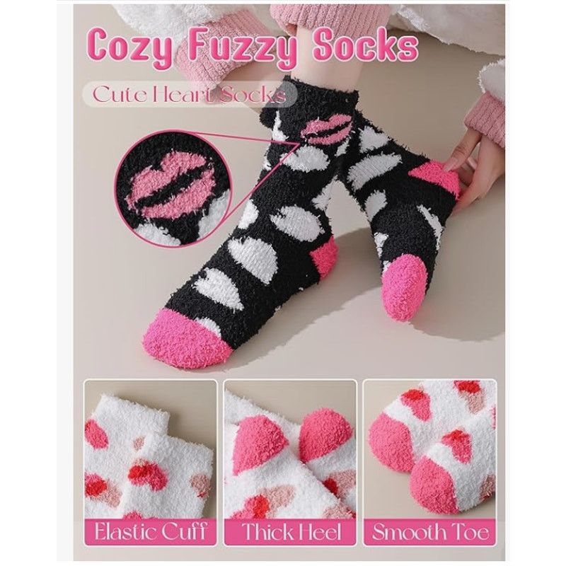 The Unbranded Brand Womens 72-Needle Super Warm Fuzzy Socks 3 Pairs,Sizes 6-12 Size ONE SIZE - 5 Thumbnail