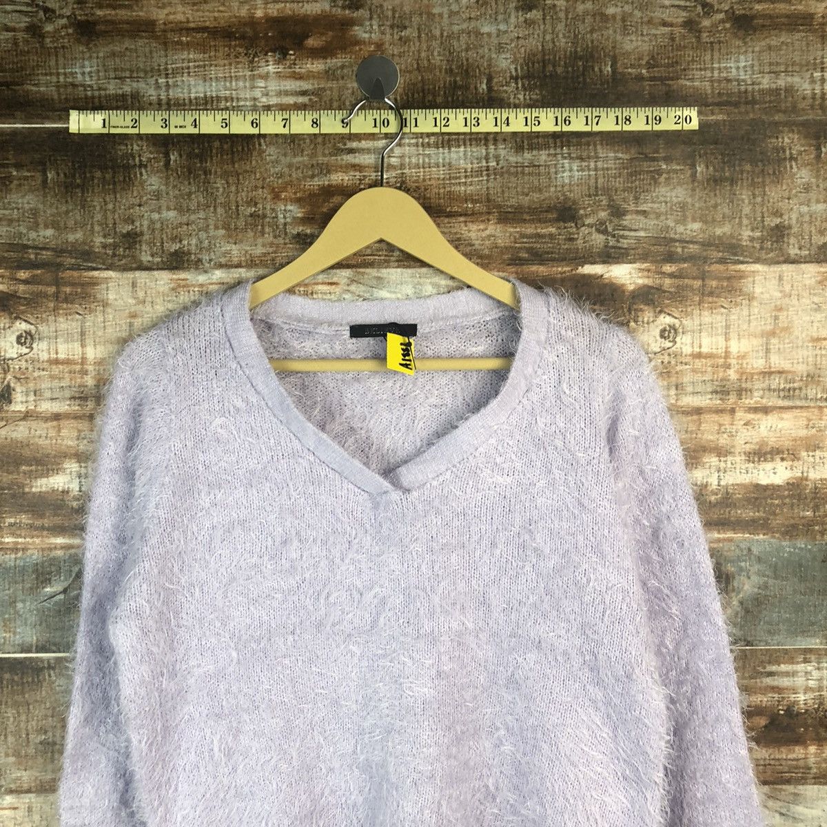 Homespun Knitwear × Japanese Brand Believe Purple shaggy fur mohair Knitwear #A1881 Size M / US 6-8 / IT 42-44 - 5 Thumbnail