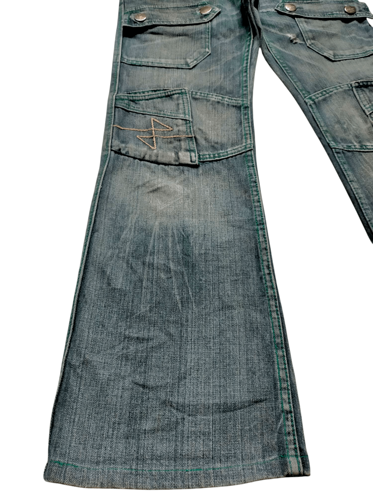 If Six Was Nine × Japanese Brand Flare Jeans De Art Bush Pants Boot Cut Denim Size US 32 / EU 48 - 8 Thumbnail
