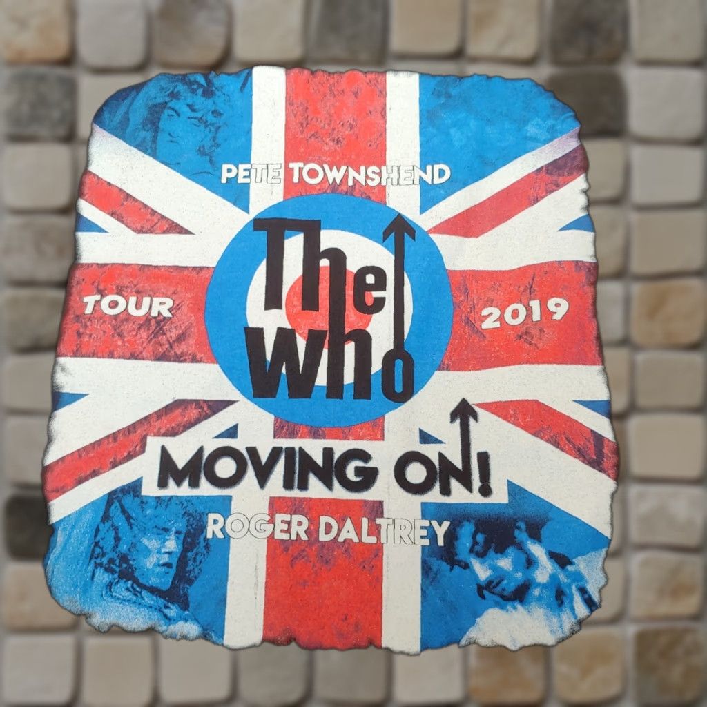 Hanes VINTAGE No | The Who Shirt L Adult Black Hanes T-Shirt 2019 Moving On Tour Rock Band Mens Chance? Size US L / EU 52-54 / 3 - 1 Thumbnail