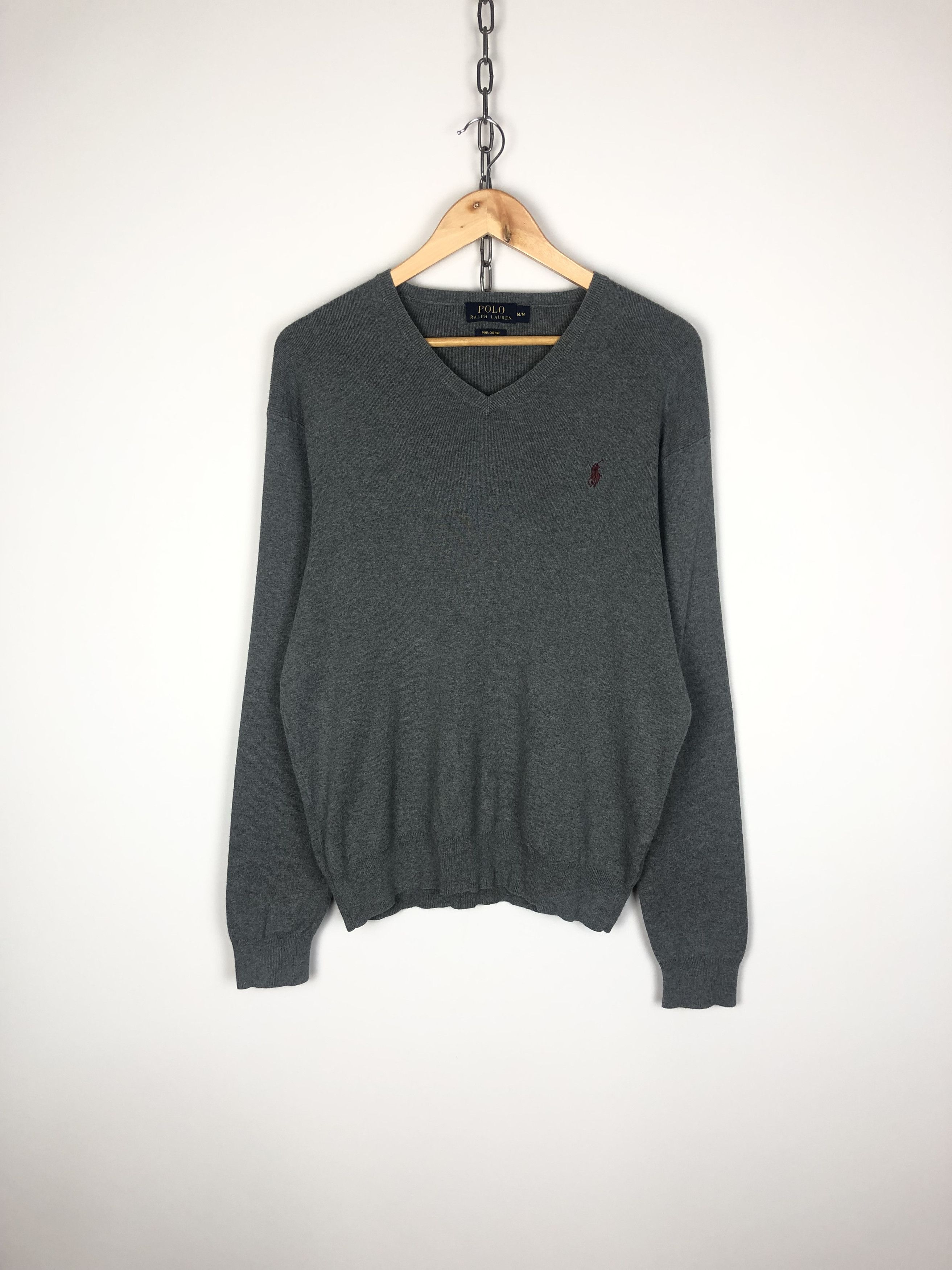 Polo Ralph Lauren Polo Ralph Lauren Sweater Grey Pullover size M Size US M / EU 48-50 / 2 - 1 Thumbnail