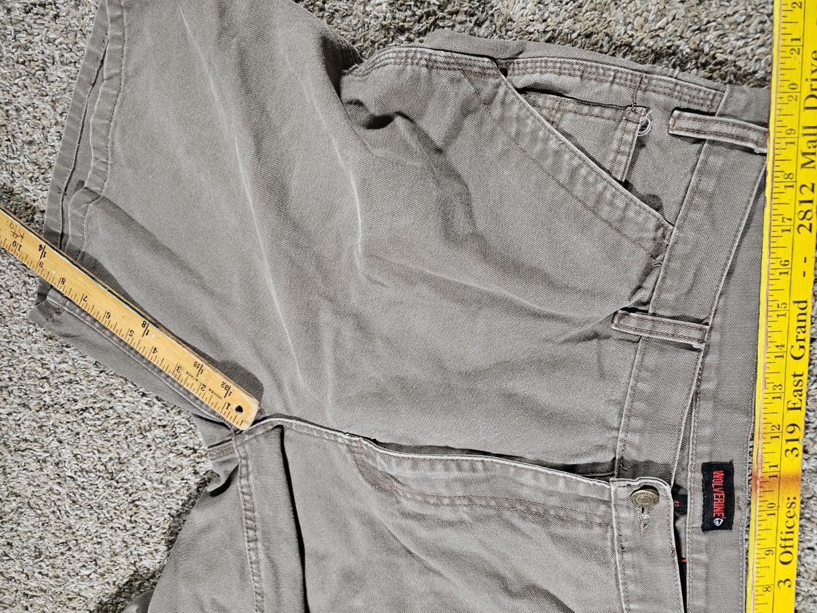 Wolverine Wolverine Khaki Carpenter Work Shorts 42 Heavy Duck Canvas Size US 42 / EU 58 - 4 Thumbnail