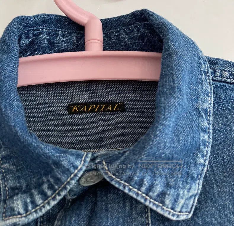 Kapital Kapital Soft denim shirt dress Size XS / US 0-2 / IT 36-38 - 5 Thumbnail