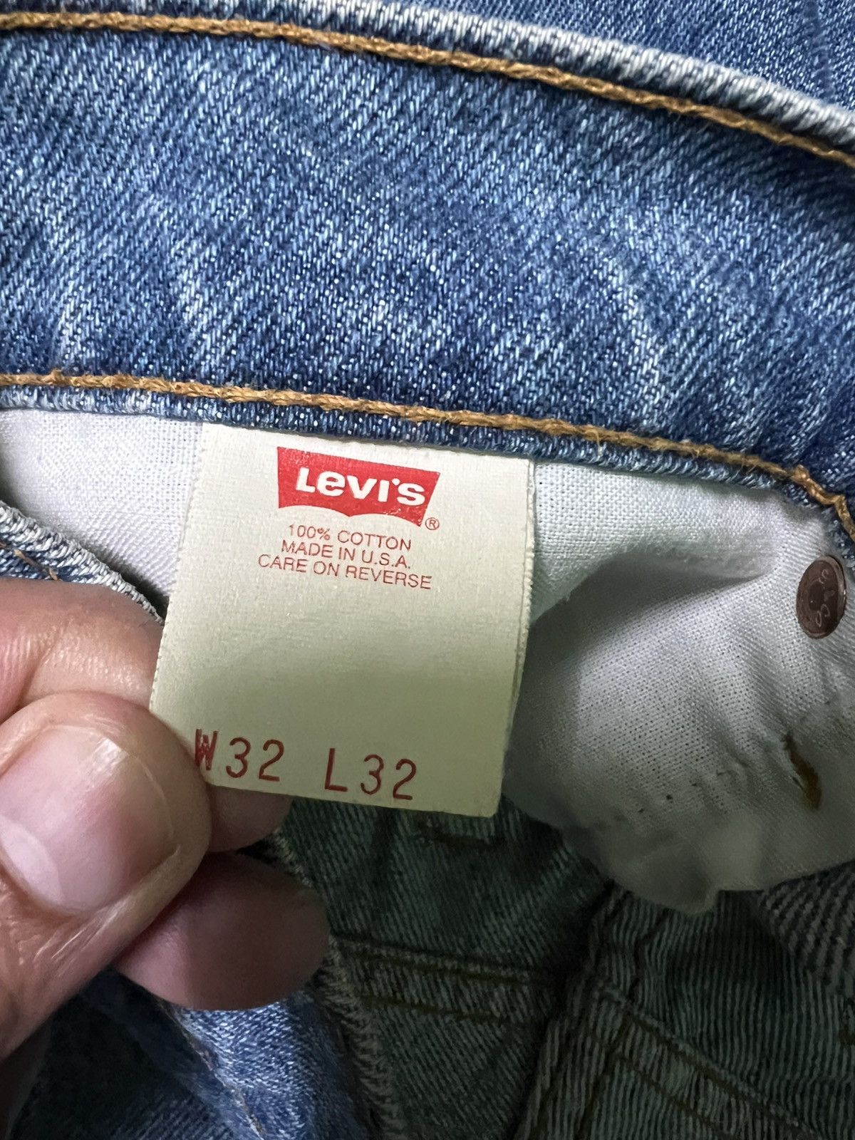 Levi's × Vintage 💥Crazy Vintage 90’s Levis 610 Mud Wash Jean Size US 30 / EU 46 - 19 Thumbnail
