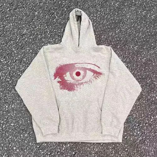 VIBE Hip Hop Street Eye Print XL Hooded Sweatshirt Size US XL / EU 56 / 4 - 3 Thumbnail