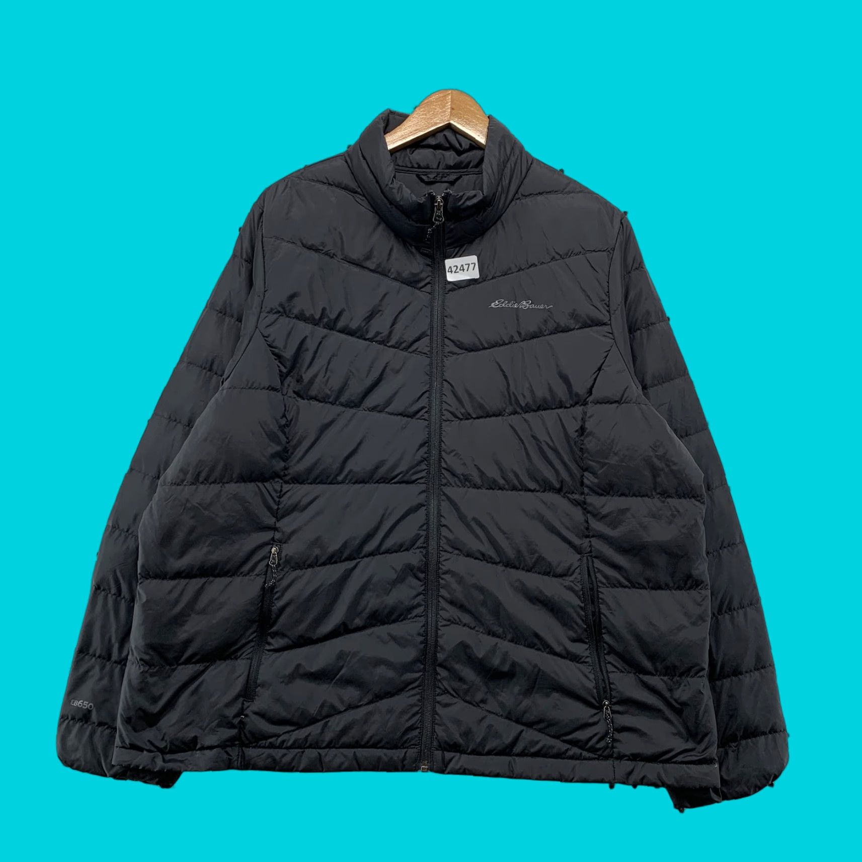 Eddie Bauer VINTAGE Eddie Bauer Womens Down Jacket Black XXL Full Zip Puffer Coat Lightweight Size XXL / US 16-18 / IT 52-54 - 1 Thumbnail