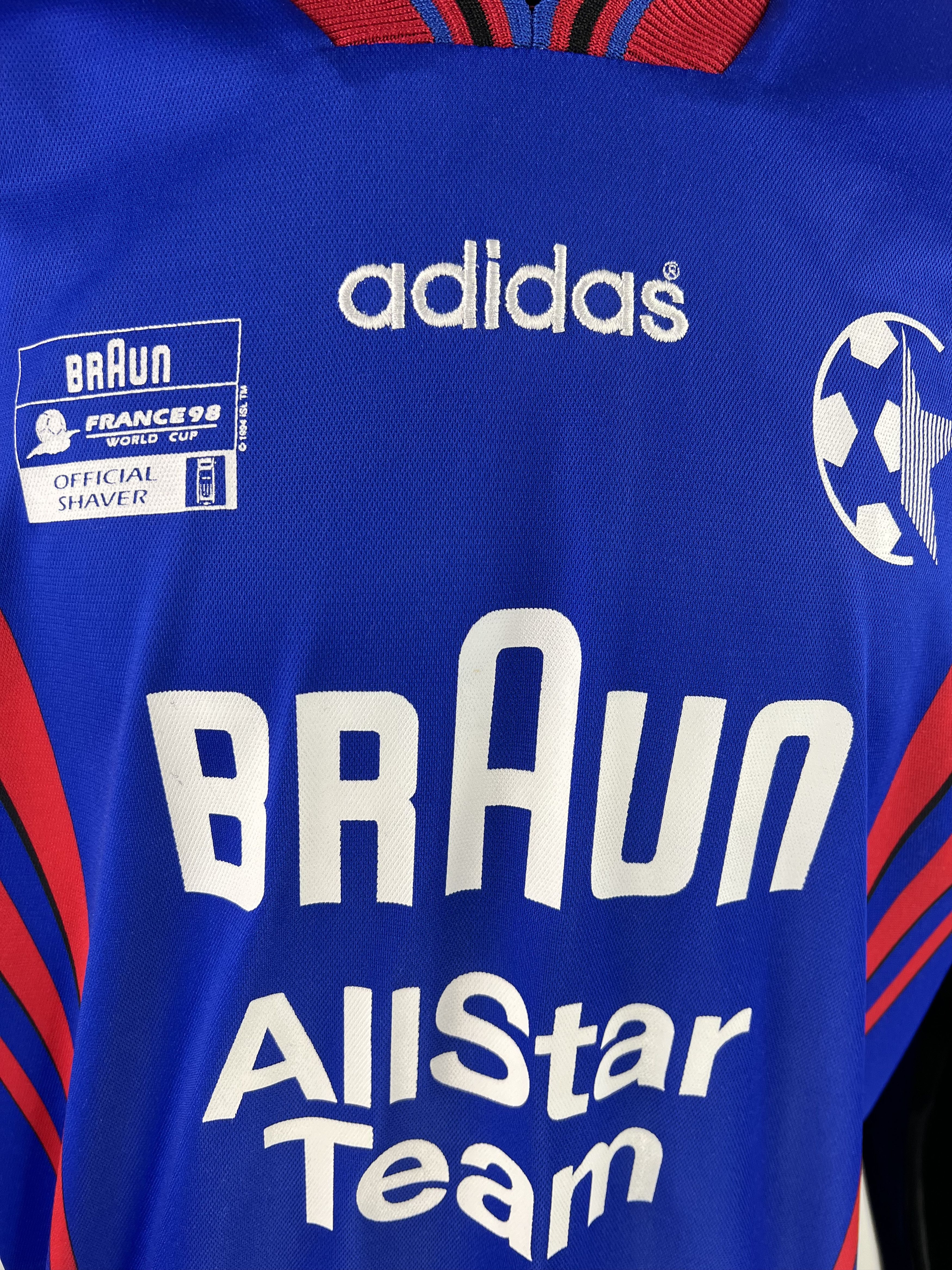 Adidas Adidas Vintage France 98 Soccer Jersey Size XL Size US XL / EU 56 / 4 - 5 Thumbnail