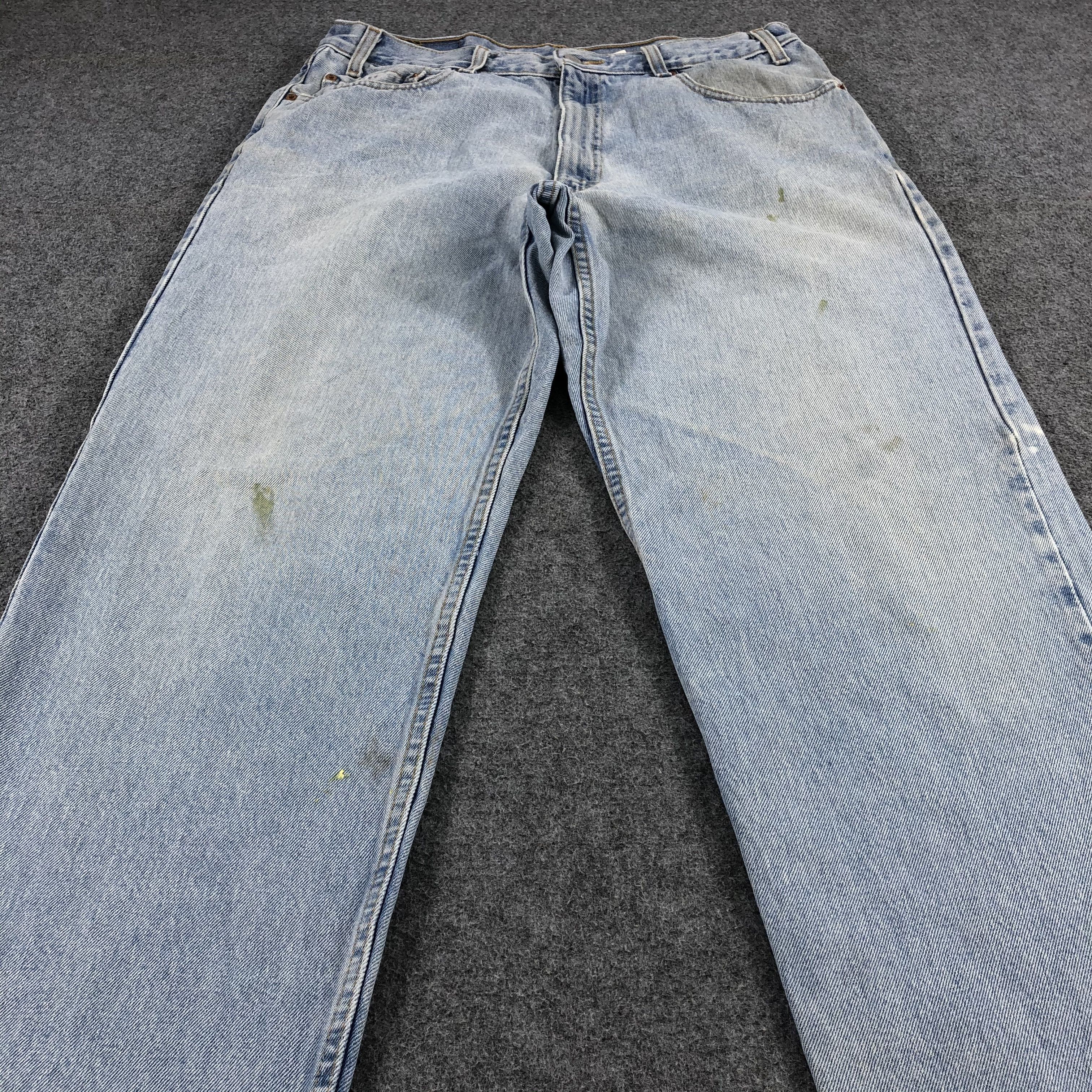 Levi's × Vintage 90s Vintage Light Wash Levis 550 Jeans-JM1708 Size US 35 - 3 Thumbnail