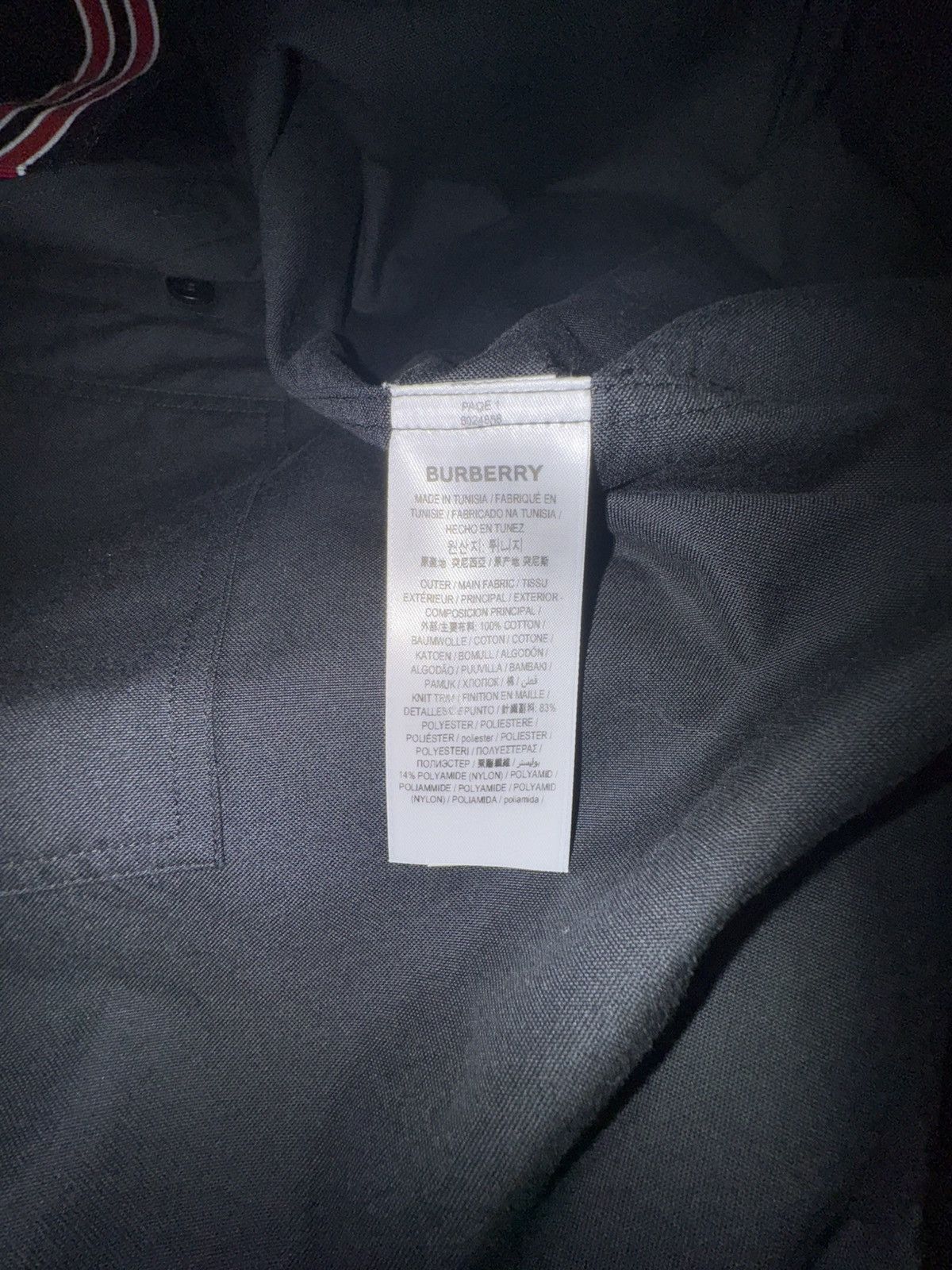 Burberry Burberry Graphic Print Long Sleeve Button Down Shirt Size US XL / EU 56 / 4 - 5 Thumbnail