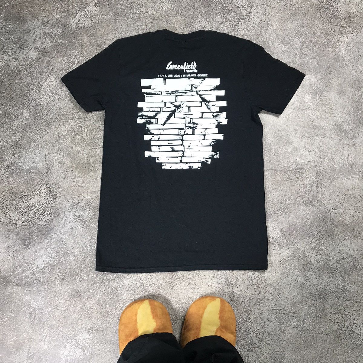 Vintage Vintage Y2K Greenfield Graphic Tee Band Goblin Grunge Slim M Size US M / EU 48-50 / 2 - 5 Thumbnail