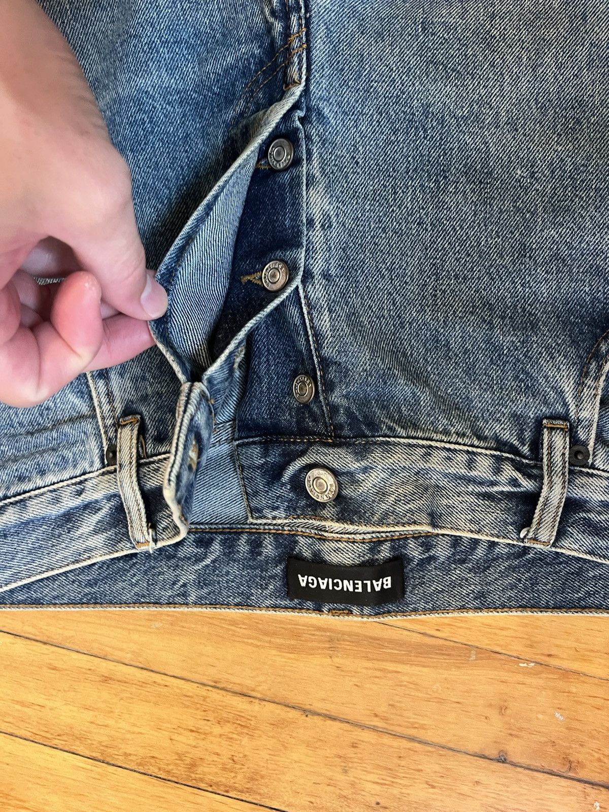 Balenciaga Super Long stacking bootcut Size US 30 / EU 46 - 4 Thumbnail