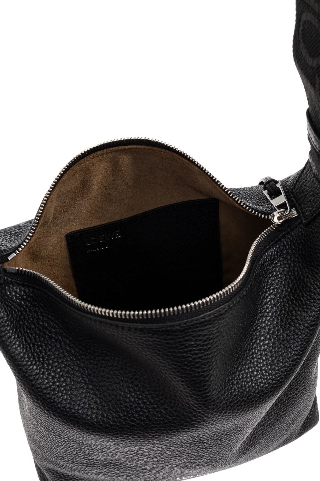 Loewe LOEWE Cubi Small Black Leather Shoulder Bag New & Authentic Size ONE SIZE - 4 Thumbnail