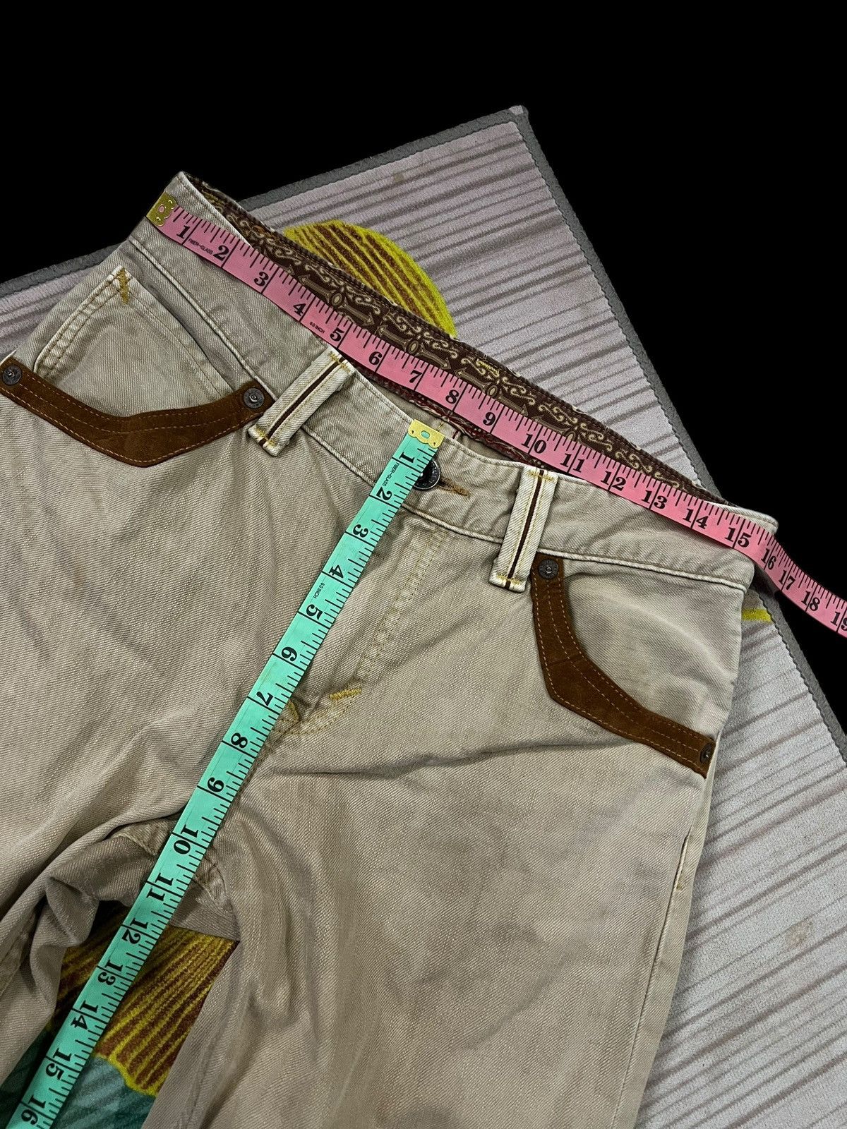 Edwin × If Six Was Nine × Seditionaries FLARE EDWIN EXCLUSIVE VINTAGE BUFFALO HEAD RARE JEANS Size US 31 - 11 Thumbnail