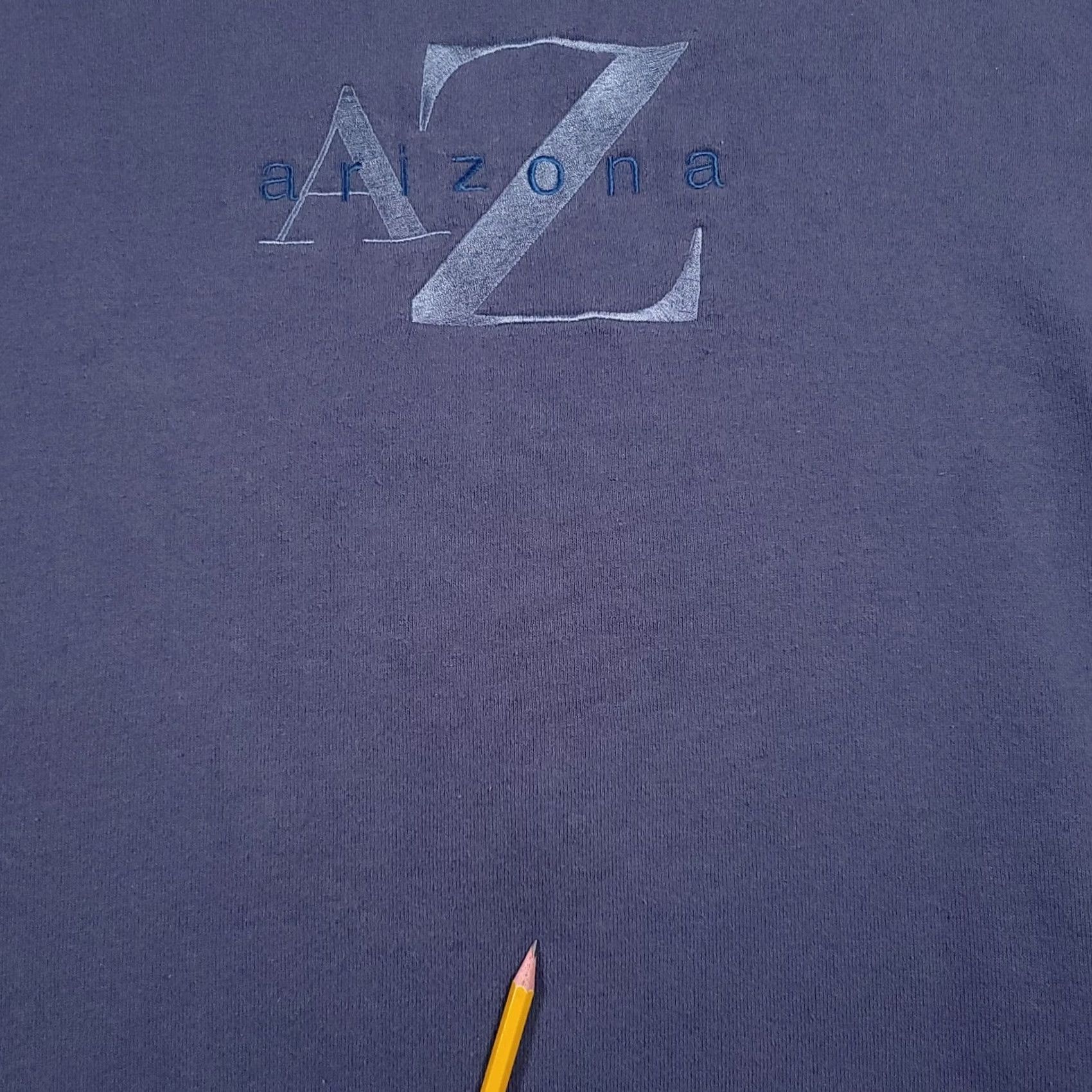 Fruit Of The Loom VINTAGE Arizona Tourist Crewneck Sweatshirt Mens XL Blue Embroidered Cotton Polyester Embroidered Logo 90s USA Size US XL / EU 56 / 4 - 5 Thumbnail
