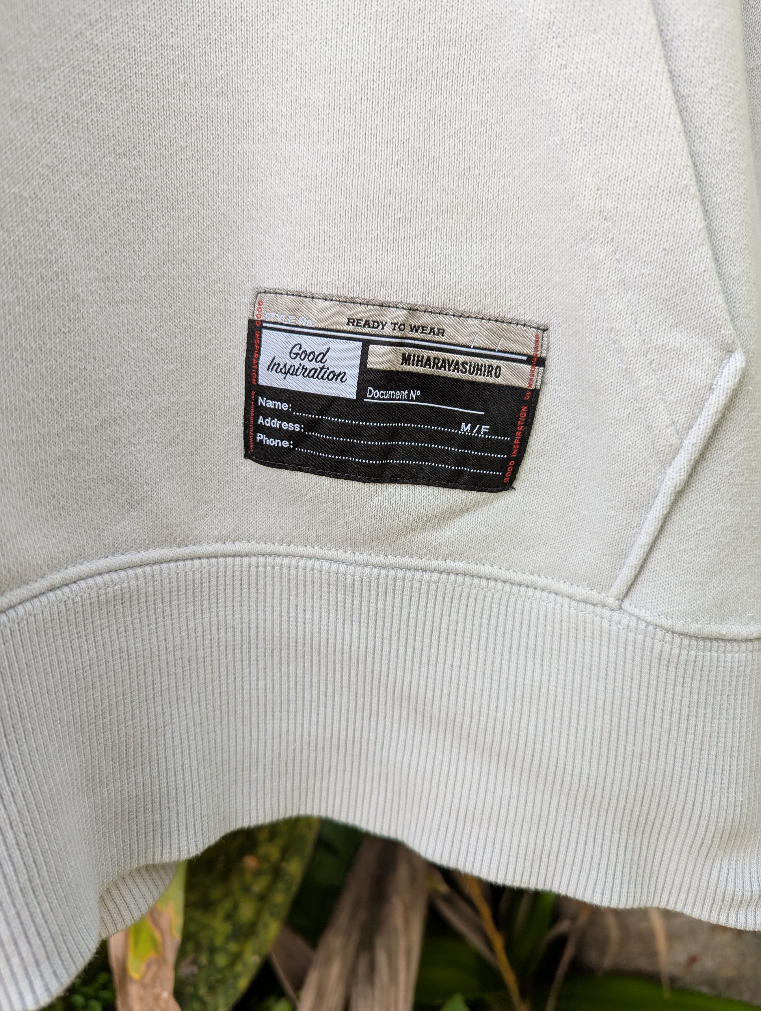 Maison MIHARA YASUHIRO Miharayasuhiro GU Sweatshirt Good Inspiration Size US XL / EU 56 / 4 - 4 Thumbnail