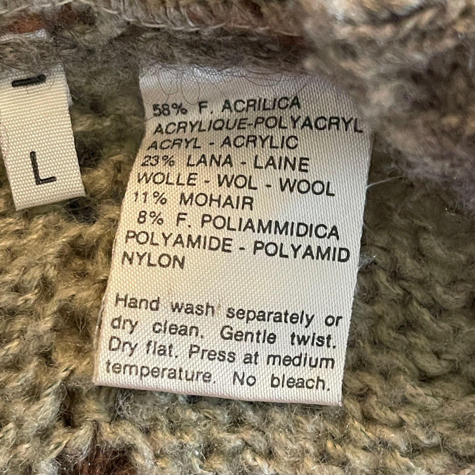 Vintage VINTAGE 70s Gisele de Lichiaa Paris Cardigan Sweater Size L Size L / US 10 / IT 46 - 6 Thumbnail