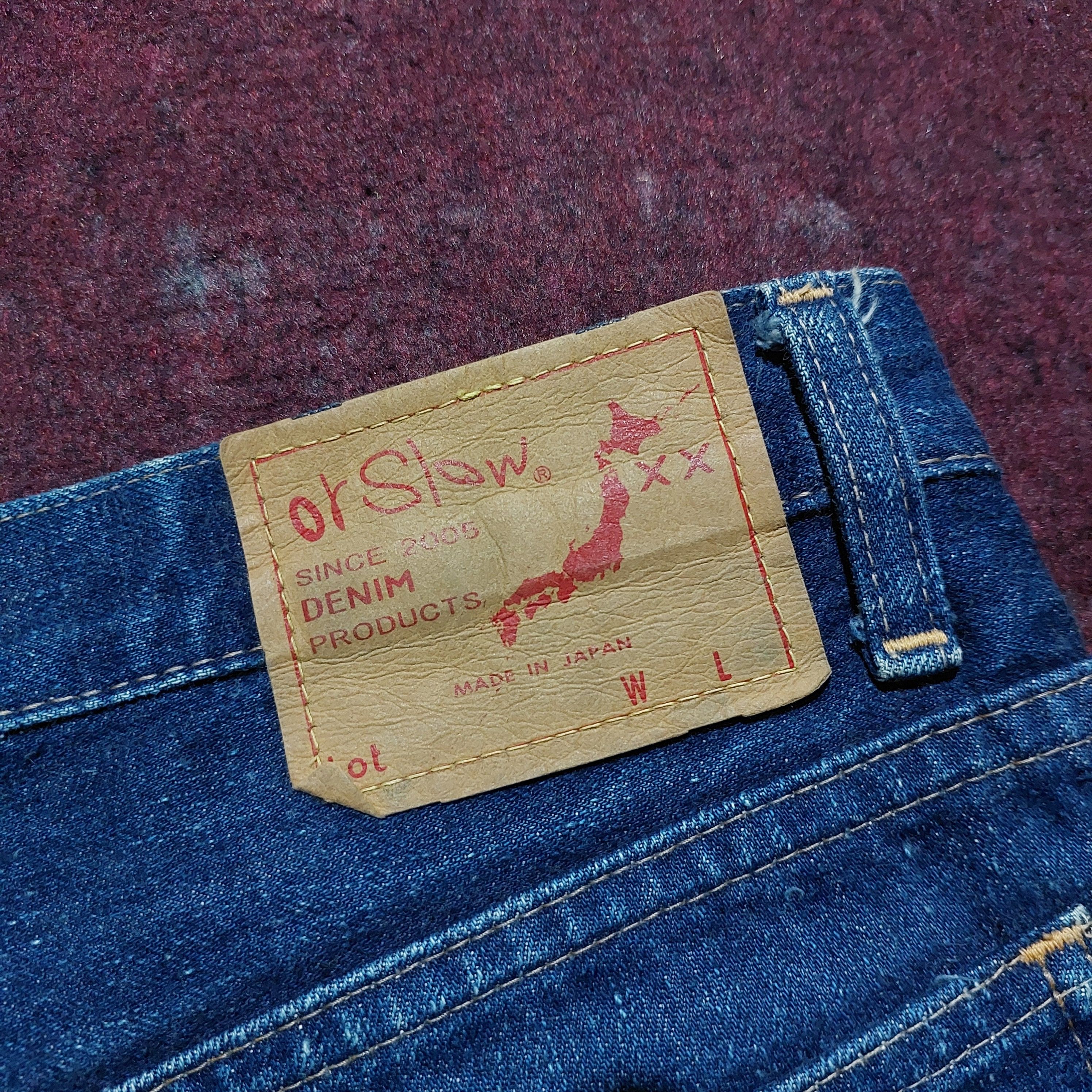 Orslow Or Slow Japanese blue denim Size US 30 / EU 46 - 8 Thumbnail