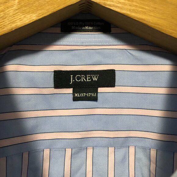 J.Crew J.crew men's cotton casual shirt size: XL ( 17-17 1/2 ) Size US XL / EU 56 / 4 - 3 Thumbnail