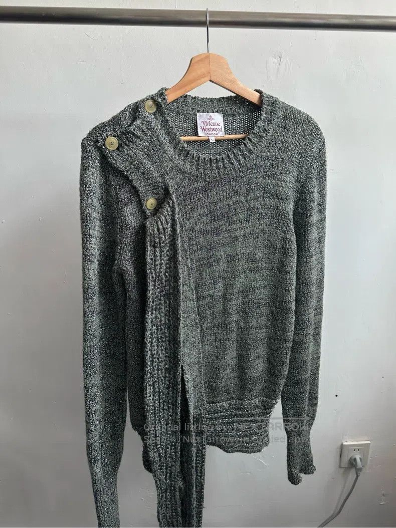 Vivienne Westwood Vivienne Westwood Vintage asymmetrical, laced, sweater coa Size S / US 4 / IT 40 - 6 Thumbnail