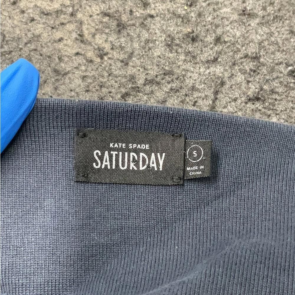 Designer Kate Spade Saturday Women's Navy Top - Stylish and Versatile Size S / US 4 / IT 40 - 3 Thumbnail