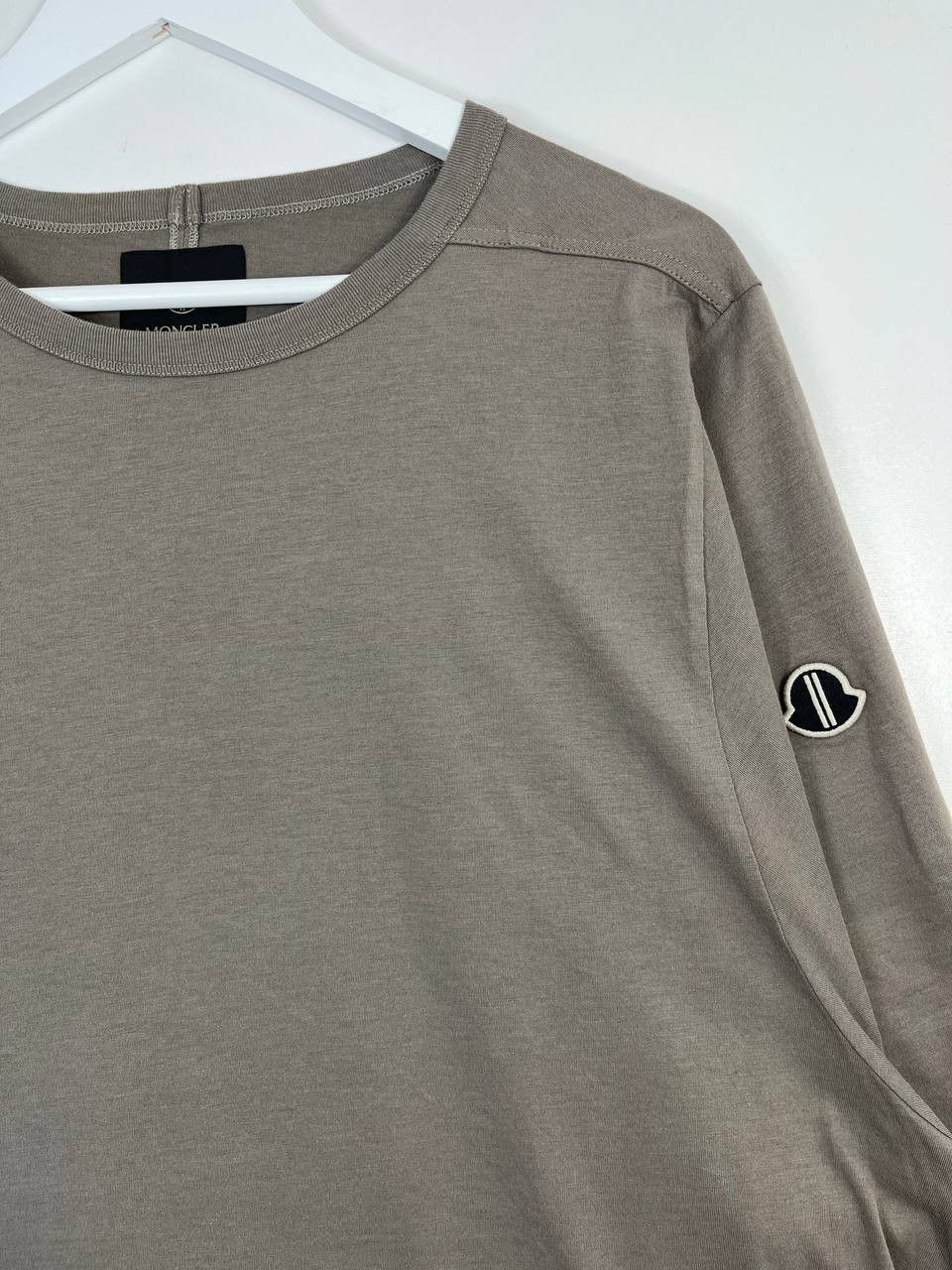Moncler Moncler x Rick Owens Crewneck SS T Shirt Taupe M4630 Mens L Size US L / EU 52-54 / 3 - 3 Thumbnail