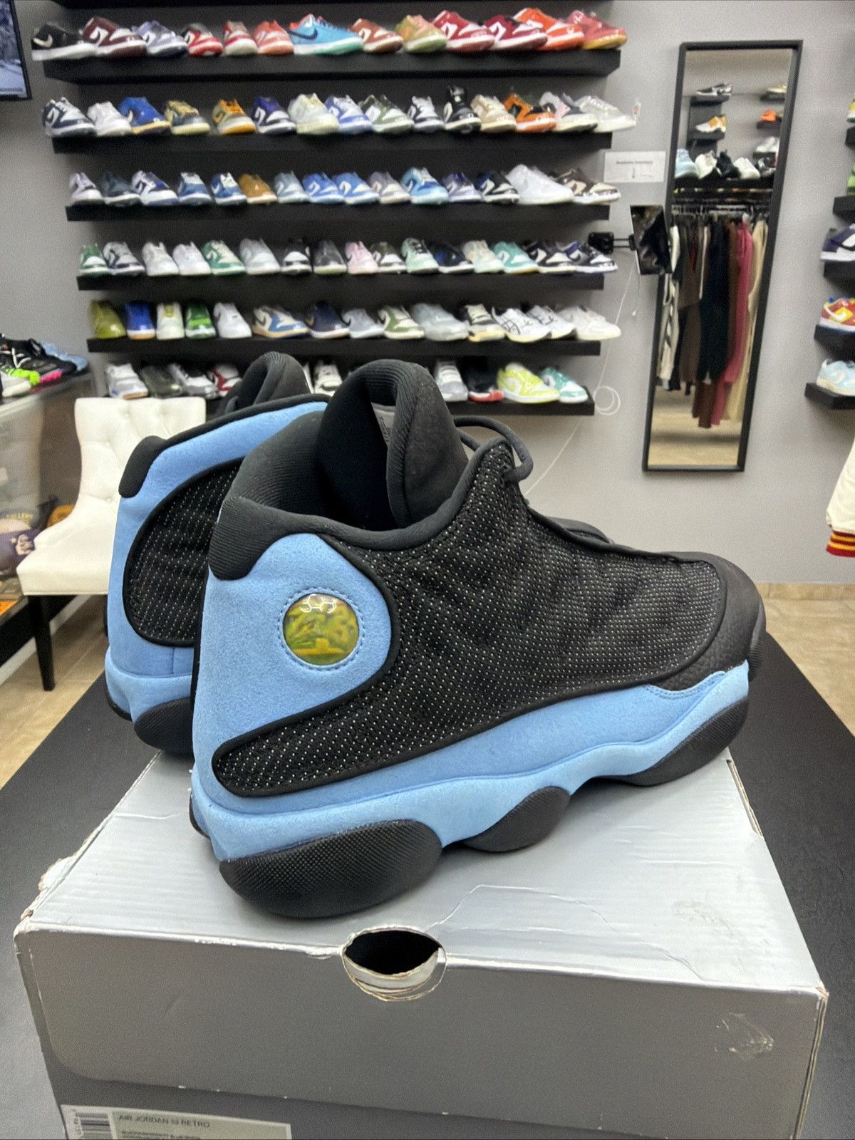Jordan Brand Size 11 - Air Jordan Retro 13 Black University Blue White Size US 11 / EU 44 - 6 Thumbnail