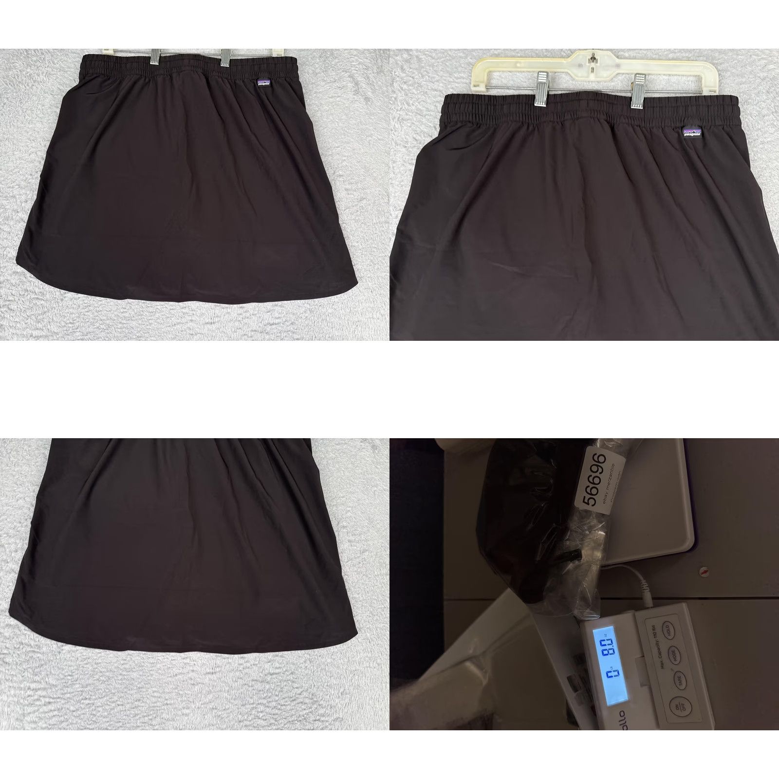 Patagonia Patagonia Skort Womens L Black Stretch Pockets Lined Elastic Waist Short Sport Casual Summer Womens Size 36" / US 14 / IT 50 - 9 Thumbnail