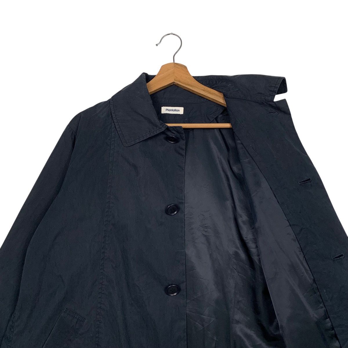 Issey Miyake ☀️Plantation Issey Miyake black button jacket Size US M / EU 48-50 / 2 - 10 Thumbnail
