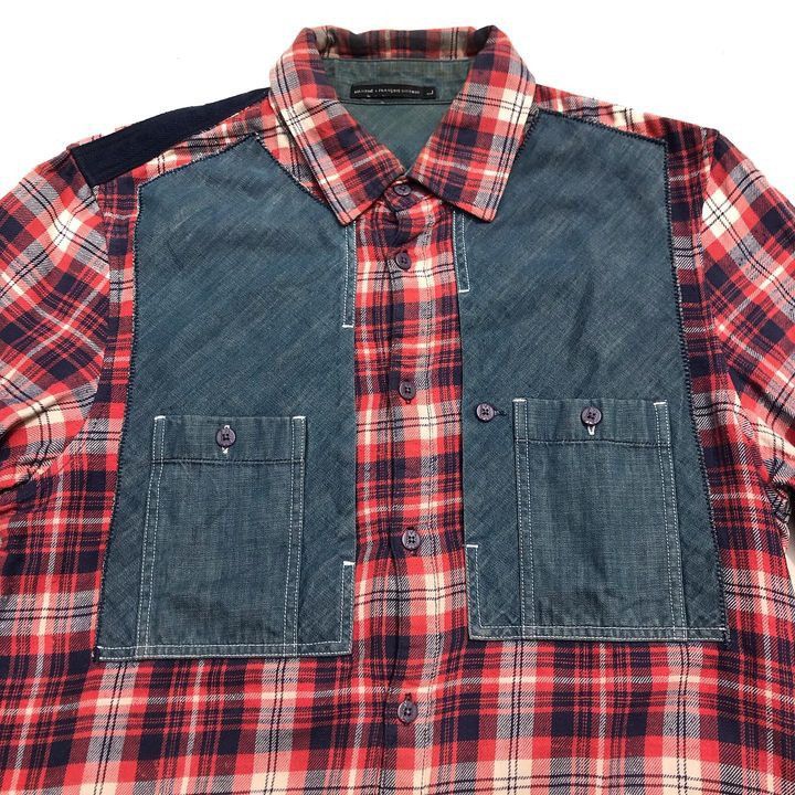 Marithe + Francois Girbaud × Vintage Vintage Mfg Marithe Francois girbaud tartan LongSleeve Shirt Size US M / EU 48-50 / 2 - 2 Thumbnail