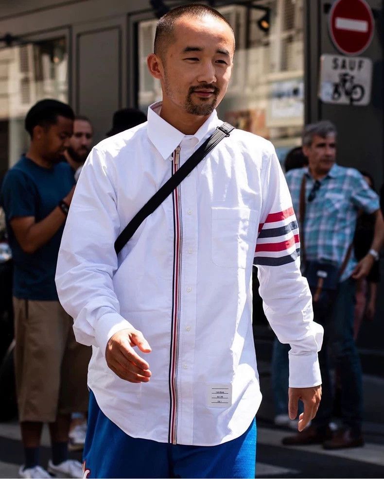 Thom Browne THOM BROWNE Rare Zippered Shirt 2502-Nextarrow Size US S / EU 44-46 / 1 - 9 Thumbnail