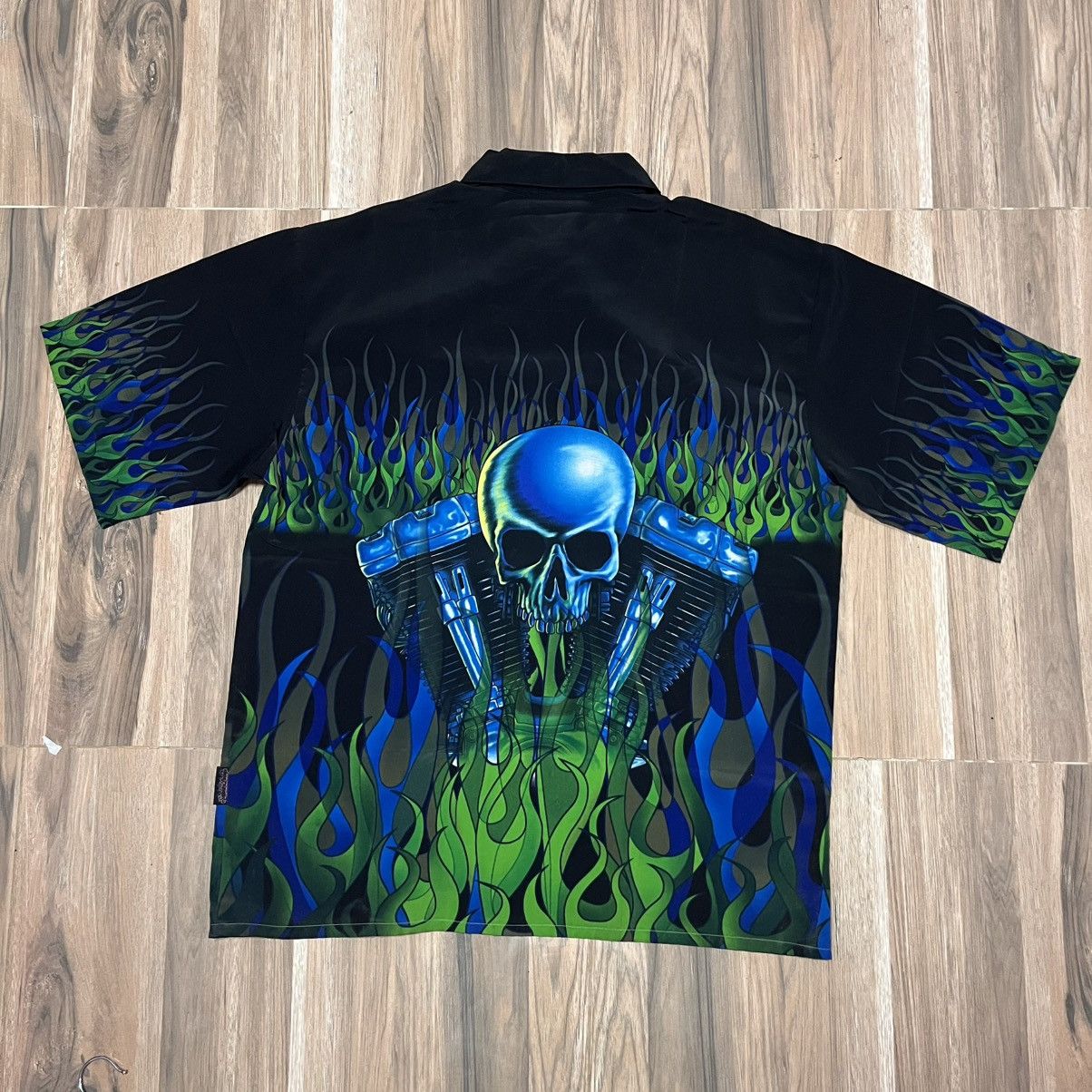 Vintage Vintage Flame Skull Engine AOP Size US XXL / EU 58 / 5 - 4 Thumbnail