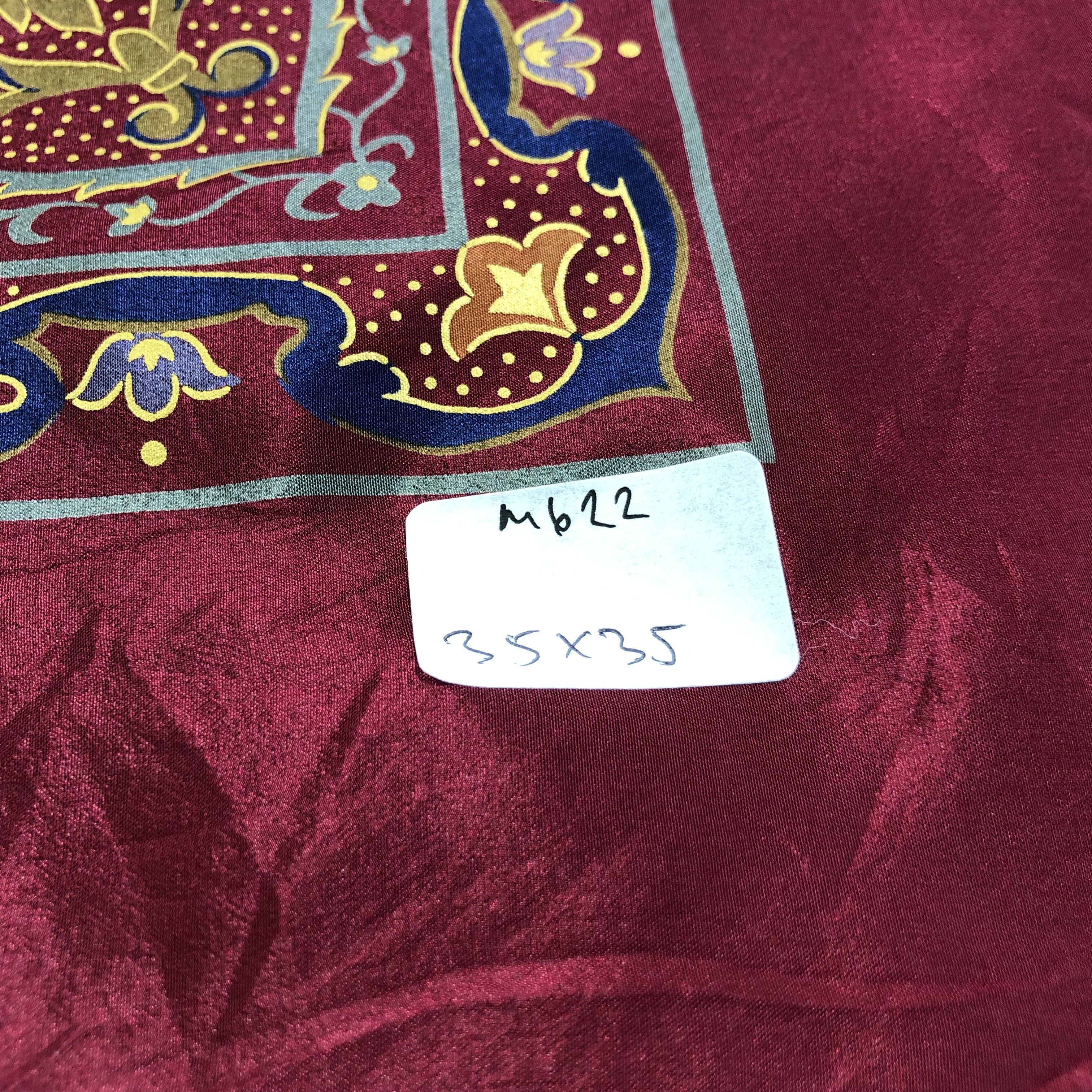 Vintage Vintage Luxury Design Silk Scarf M622 Size ONE SIZE - 8 Thumbnail