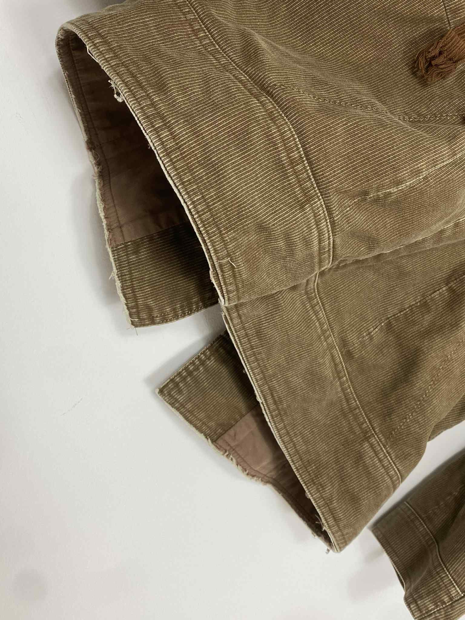 Dries Van Noten × Vintage Dries Van Noten Archive Corduroy Tied Jacket Distressed Size M / US 6-8 / IT 42-44 - 6 Thumbnail