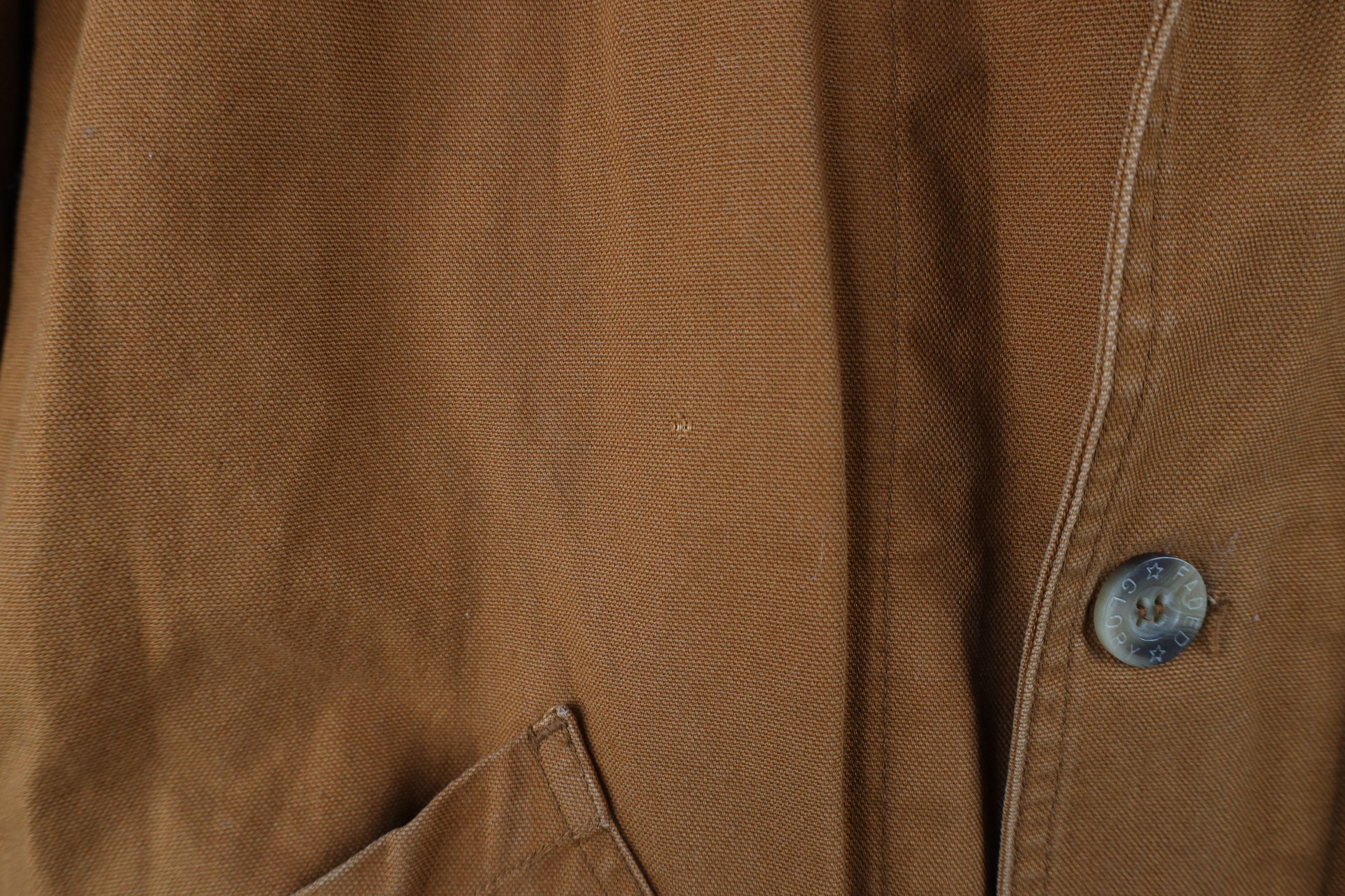 Vintage Vintage 90s Streetwear Corduroy Canvas Chore Barn Jacket Size US XXL / EU 58 / 5 - 5 Thumbnail
