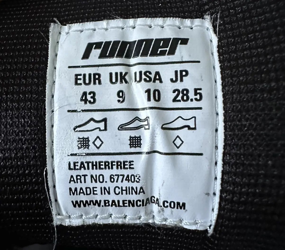 Balenciaga Balenciaga Runner Multicolor Size US 10 / EU 43 - 10 Thumbnail