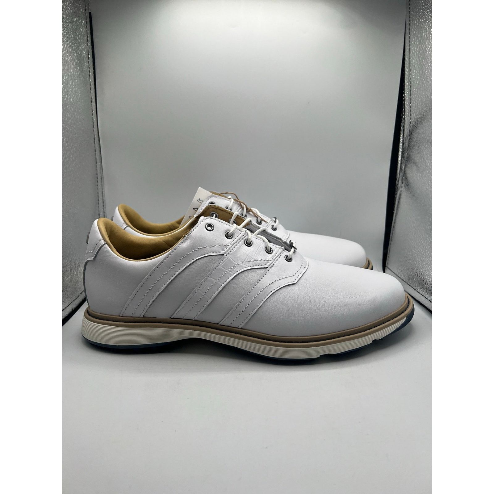 Adidas Adidas MC Z-Traxion Spikeless Golf “White Prelove Ink” Size US 11 / EU 44 - 3 Thumbnail