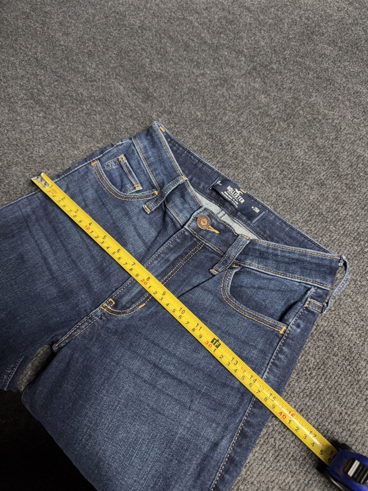 Hollister Hollister Avant Garde Ultra High Rise Flare Denim Jeans W25R Size 25" / US 0 / IT 36 - 24 Thumbnail