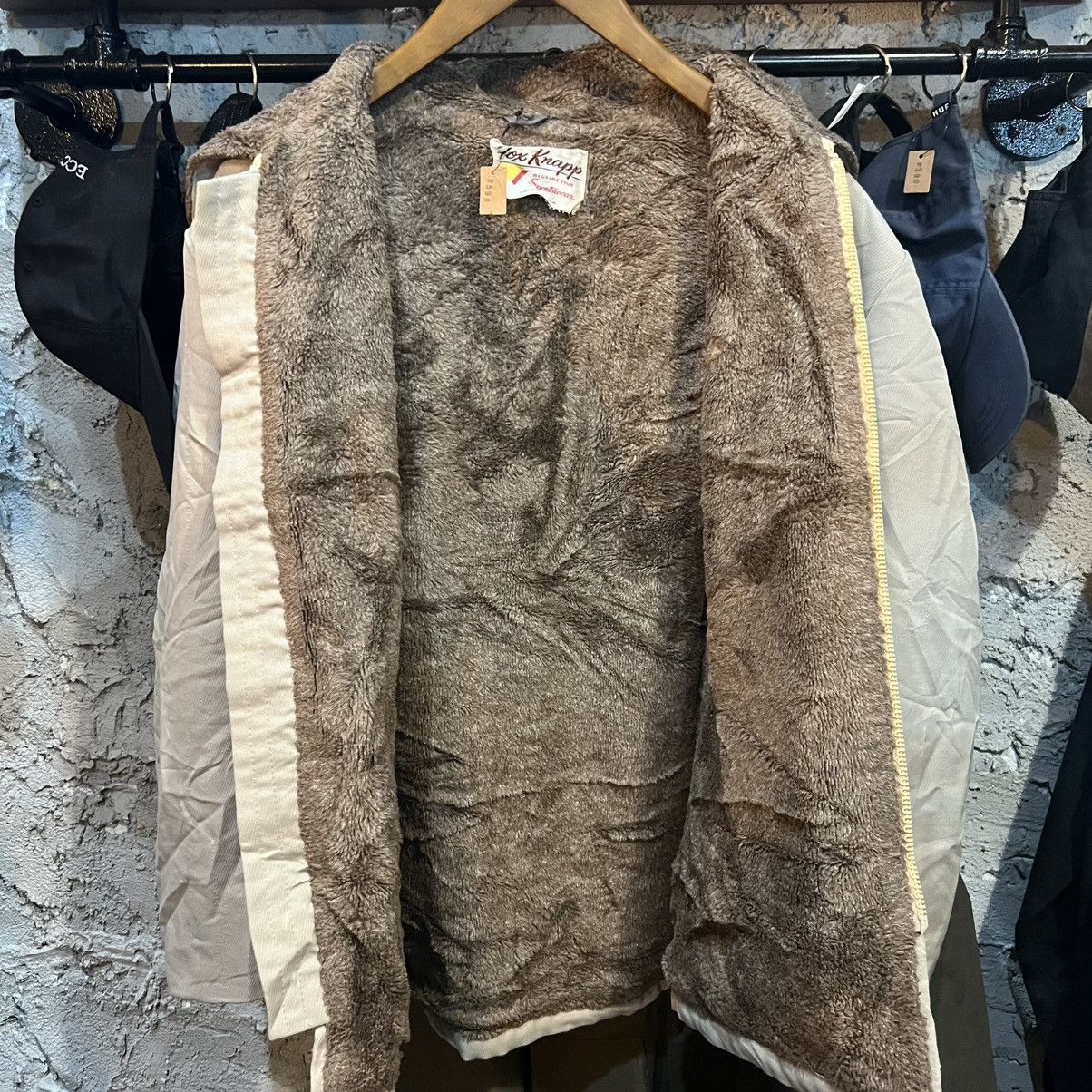 Vintage 70’s FoxKnapp sportswear sherpa lined western rancher jacket Size US L / EU 52-54 / 3 - 6 Thumbnail