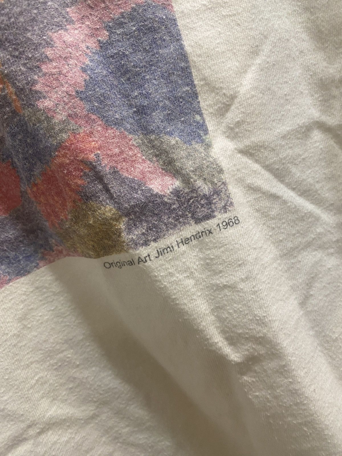 Jimi Hendrix × Vintage Art jimmi Hendrix picture ultra rare tee 00s Size US L / EU 52-54 / 3 - 5 Thumbnail