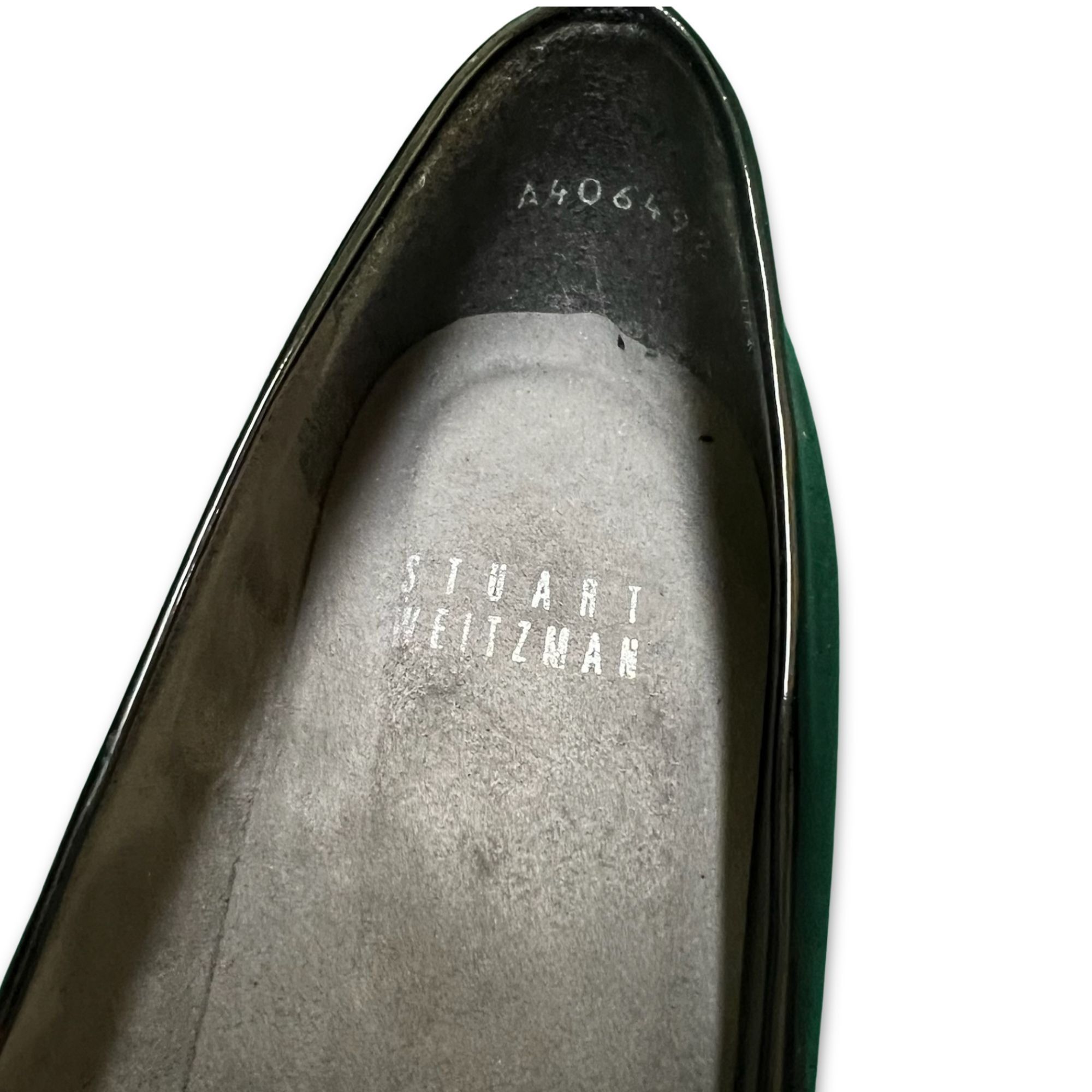 Stuart Weitzman Stuart Weitzman Black Patent Leather Kitten-Heel Pumps Women Size US 7.5 / IT 37.5 - 8 Thumbnail