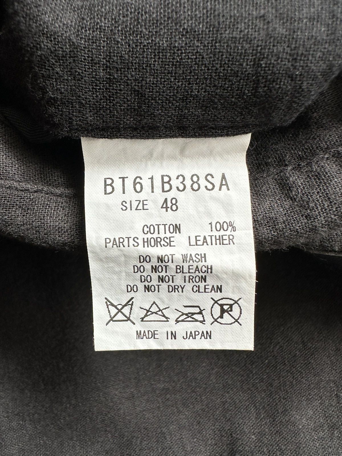 Japanese Brand 00's Bark Tannage linen leathers light jacket Size US M / EU 48-50 / 2 - 15 Thumbnail
