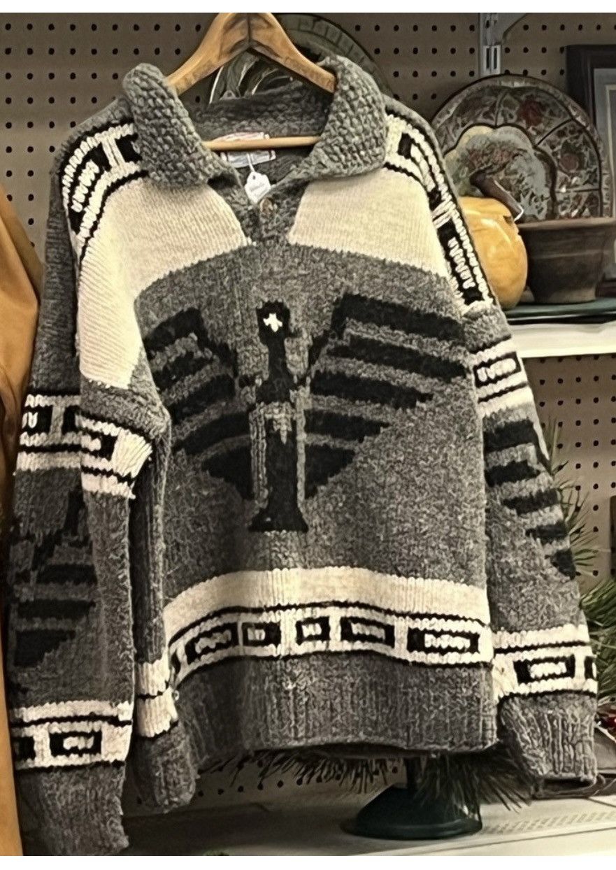 Other C.C.H Imports Geometric Knit V-neck Sweater Size US M / EU 48-50 / 2 - 2 Thumbnail