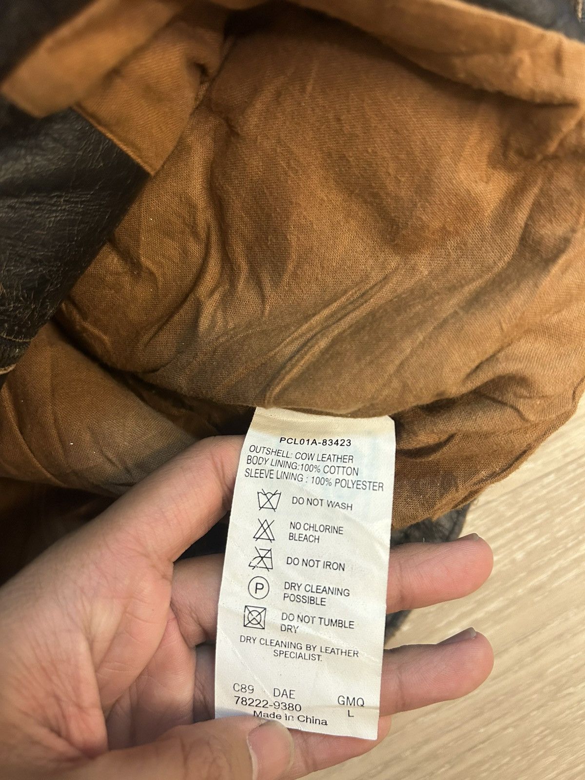 Levi's Levi’s Distressed Cowhide Leather Biker Jacket Vintage Style Size US L / EU 52-54 / 3 - 10 Thumbnail