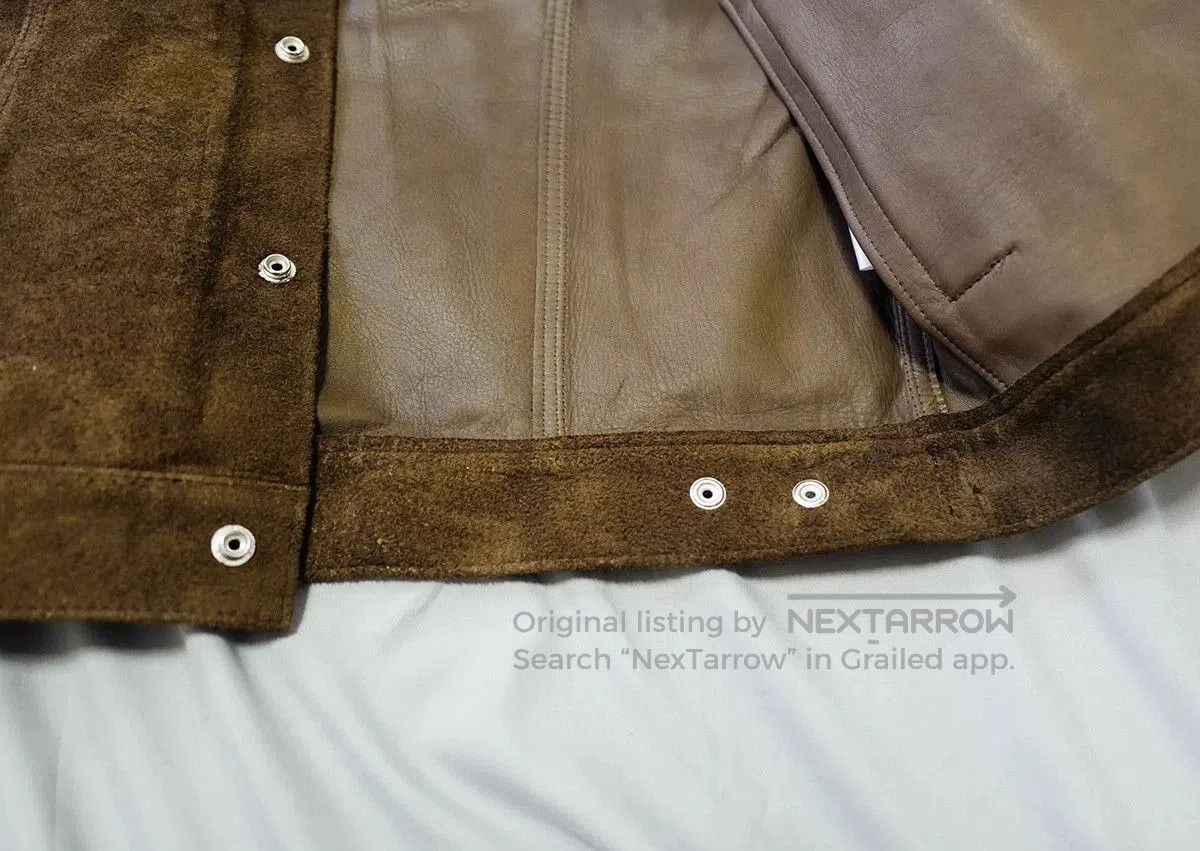 Wacko Maria wacko maria leather trucker jacket brown. Size US M / EU 48-50 / 2 - 4 Thumbnail