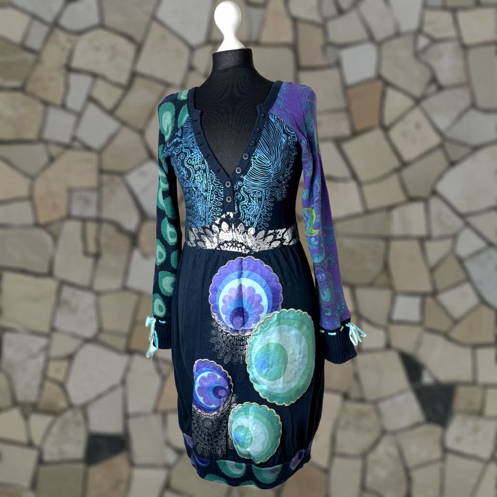 Desigual Desigual Dress Womens Size M Multicoloured Size M / US 6-8 / IT 42-44 - 1 Thumbnail