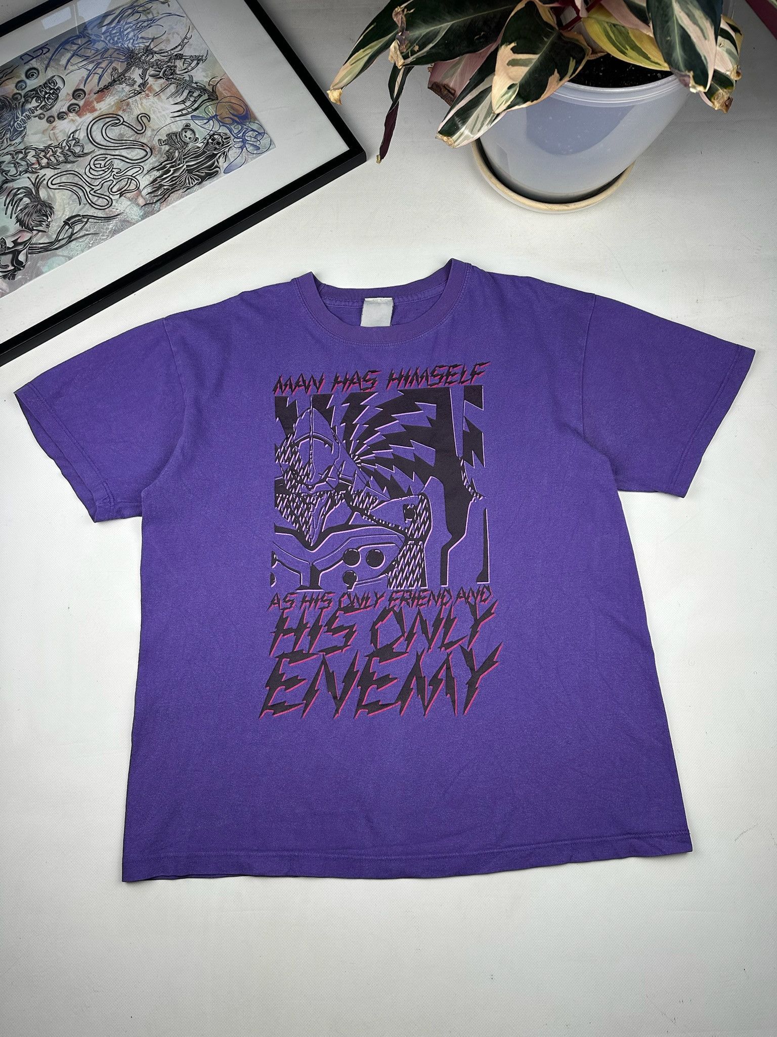 Anime Neon Genesis Evangelion tShirt vintage anime Size US L / EU 52-54 / 3 - 1 Thumbnail