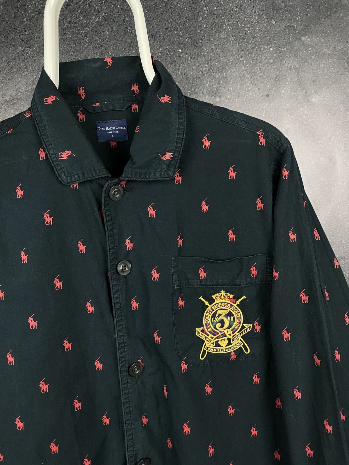 Polo Ralph Lauren Vintage Polo Ralph Lauren Monogrammed Shirt Long Sleeve Size US S / EU 44-46 / 1 - 2 Thumbnail