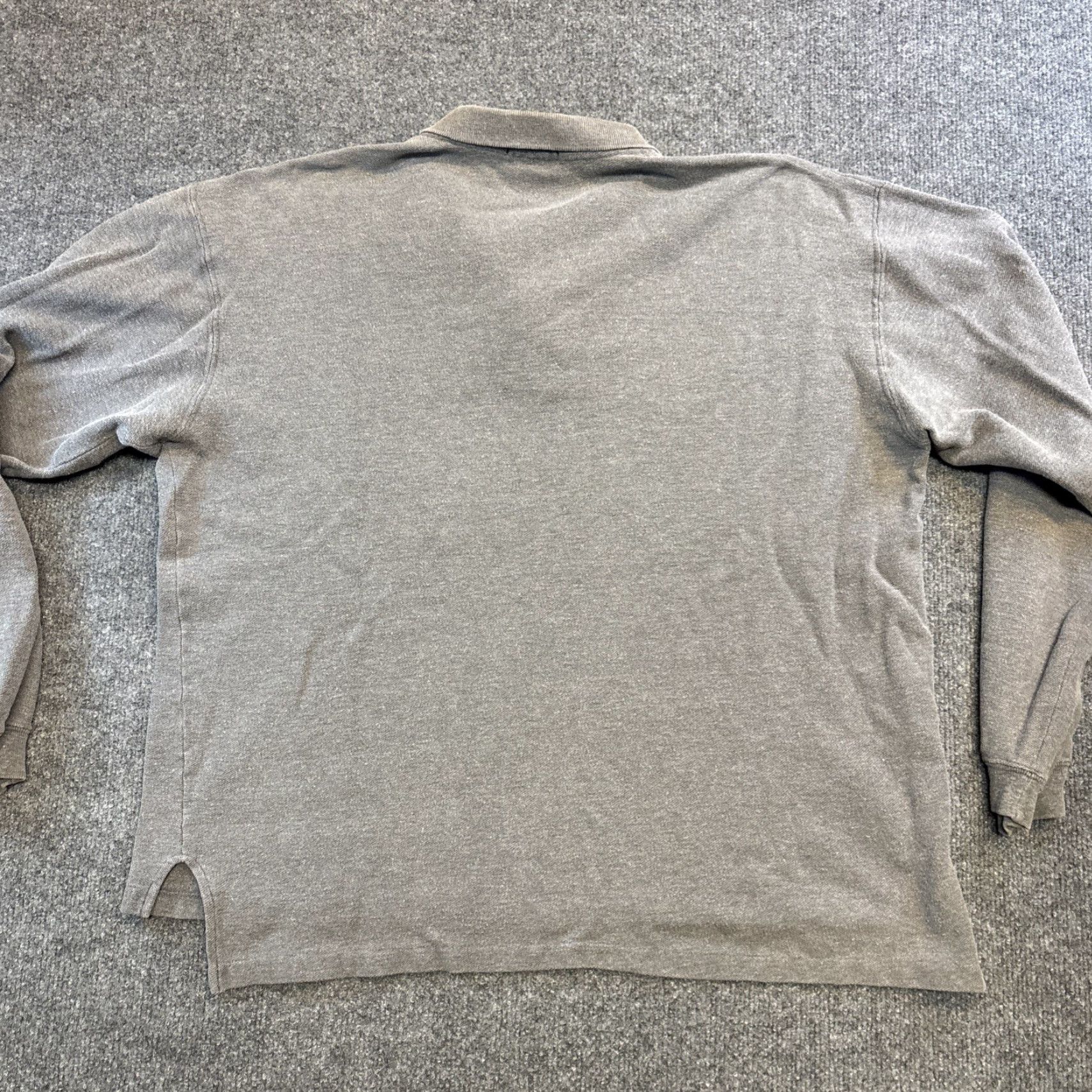 Izod VINTAGE Izod Lacoste Sweater Mens L Gray Knit Polo Long Sleeve Logo 80s Size US L / EU 52-54 / 3 - 5 Thumbnail