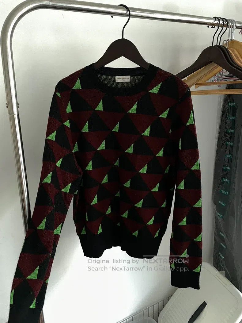 Dries Van Noten Dries Van Noten Brown sweater Size L / US 10 / IT 46 - 1 Thumbnail