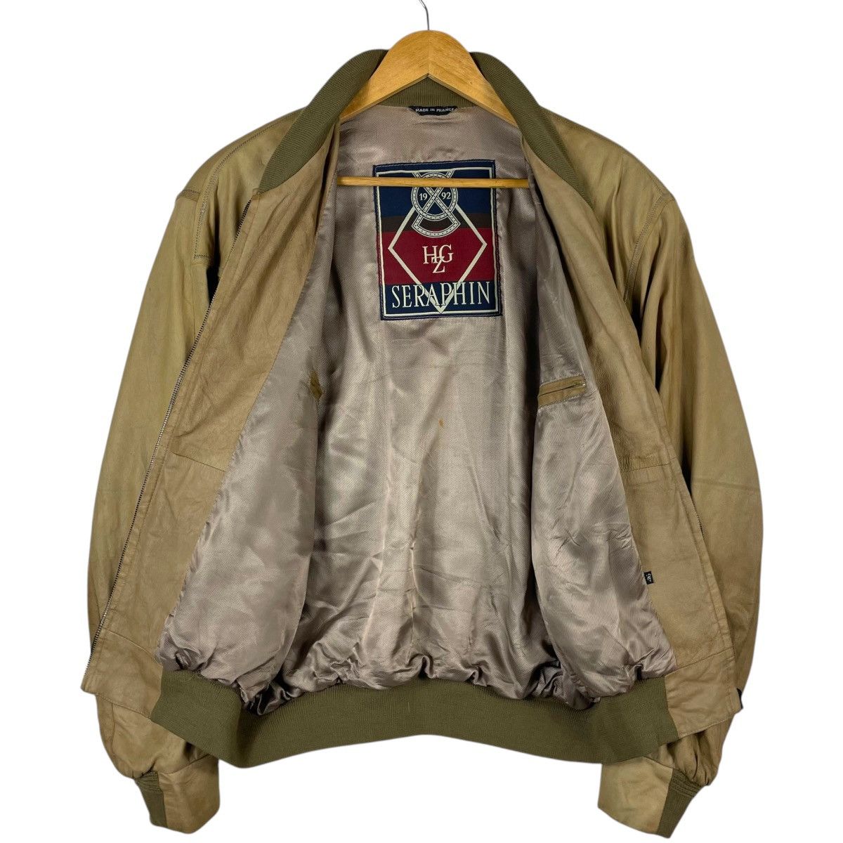 SERAPHIN × Vintage 💥VINTAGE SERAPHIN BIG LOGO BOMBER JACKET Size US M / EU 48-50 / 2 - 5 Thumbnail